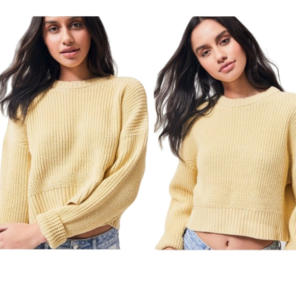 pacsun yellow sweater